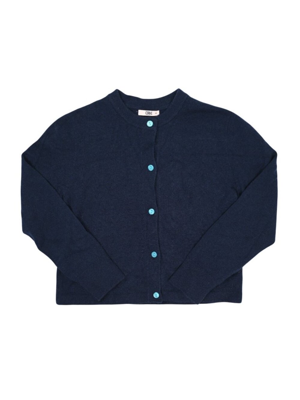Cham Cashmere Cardigan in Navy